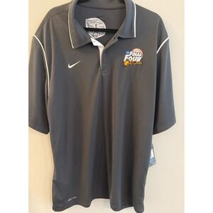 Nike Polo Shirt Dri-Fit Mens Size 2X  Grey 2013 NCAA Final Four Short Sleeve K14